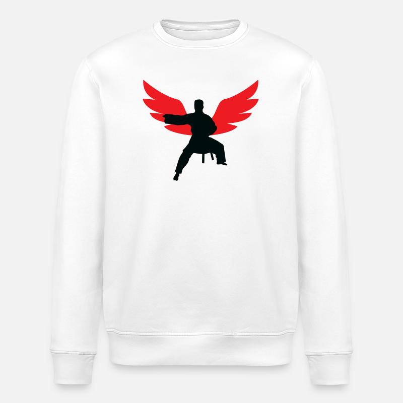 Aïkido - Art Martial - Aïkidoka - Sweat bio ROLLER Stanley/Stella Unisexe - blanc
