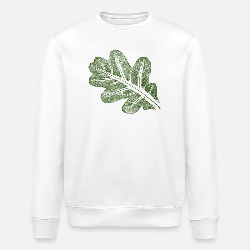 Eichenblatt  - Stanley/Stella Unisex Bio-Sweatshirt ROLLER - Weiß