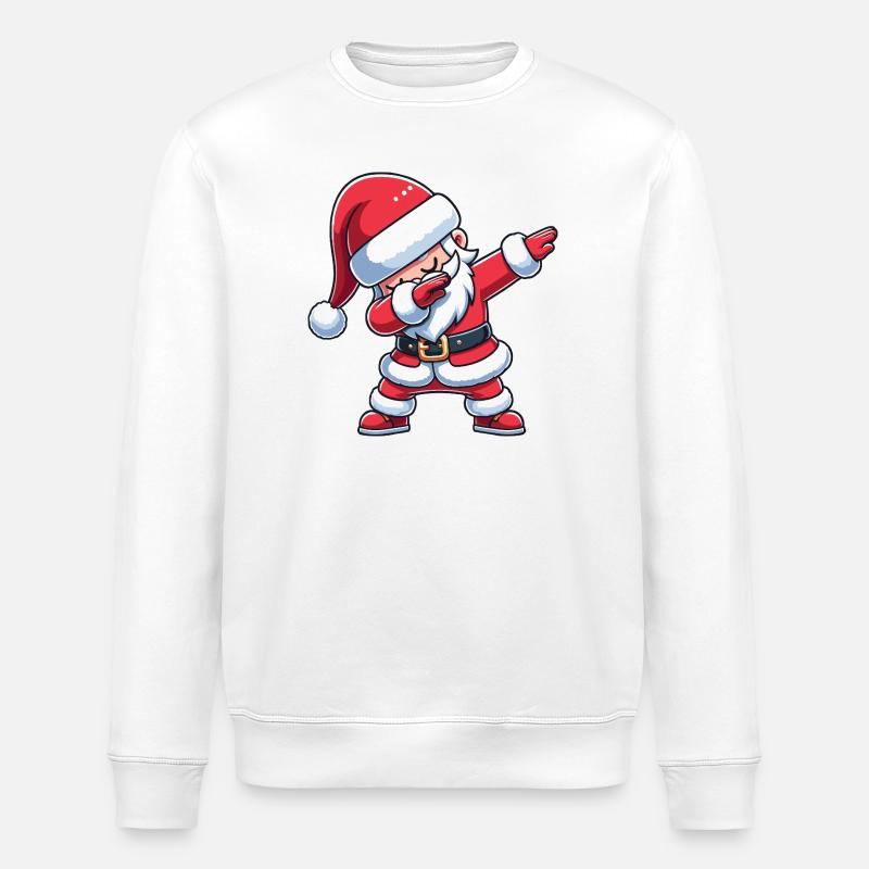 Taponner Noël Noël Dab Noël - Sweat bio ROLLER Stanley/Stella Unisexe - blanc