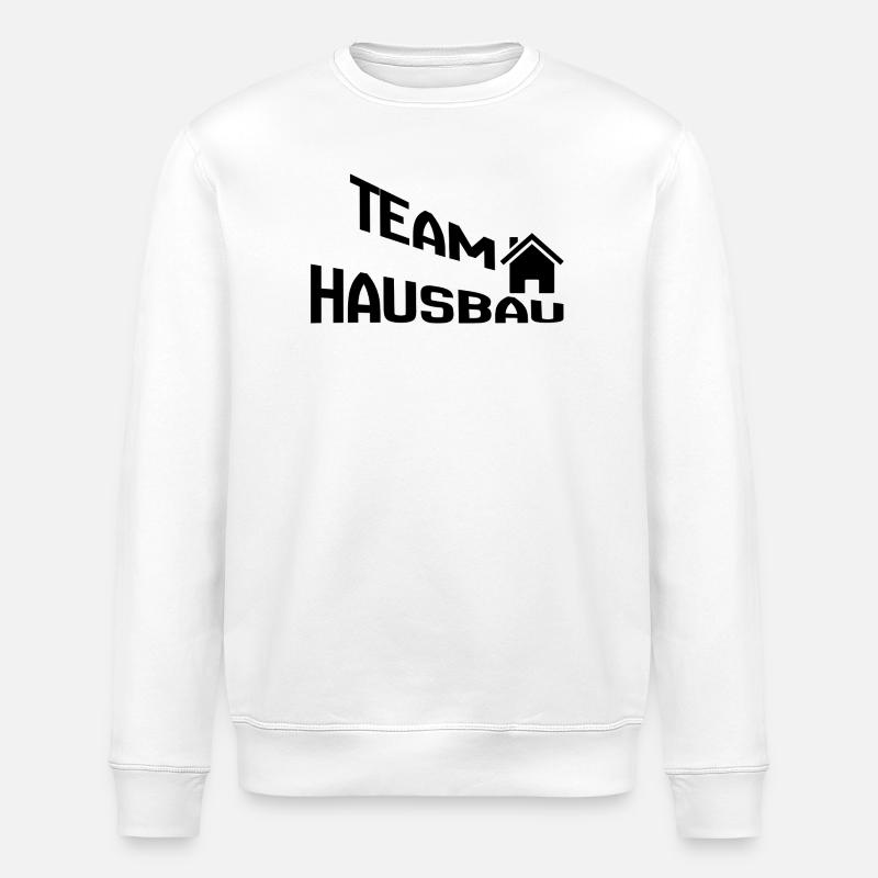 Construction de maisons d’équipe - Sweat bio ROLLER Stanley/Stella Unisexe - blanc