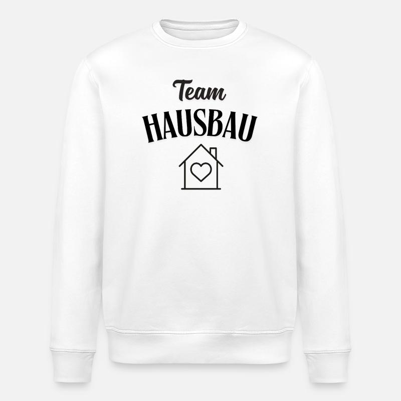 Construction de maisons d’équipe - Sweat bio ROLLER Stanley/Stella Unisexe - blanc