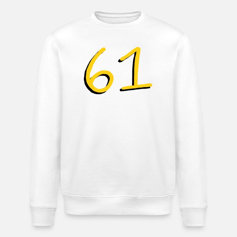 61 - Stanley/Stella ROLLER Unisex Organic Sweatshirt - white