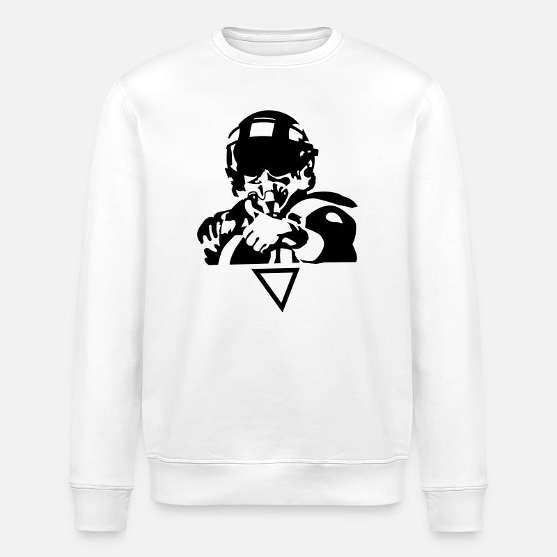 Pilot - Stanley/Stella Unisex Bio-Sweatshirt ROLLER - Weiß