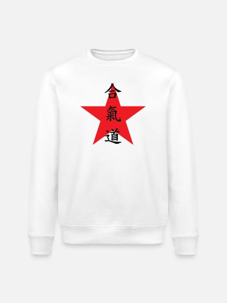 Aikido - Martial Art - Aikido - Stanley/Stella ROLLER Unisex Organic Sweatshirt - white