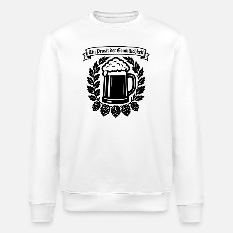 Ein Prosit der Gemütlichkeit - Stanley/Stella ROLLER Unisex Organic Sweatshirt - white