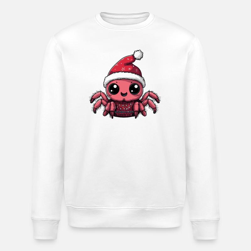 Tarantula Weihnachten Xmas - Stanley/Stella Unisex Bio-Sweatshirt ROLLER - Weiß