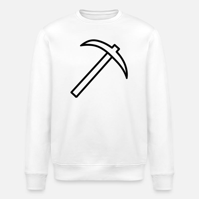 piolet - Stanley/Stella ROLLER Unisex Organic Sweatshirt - white