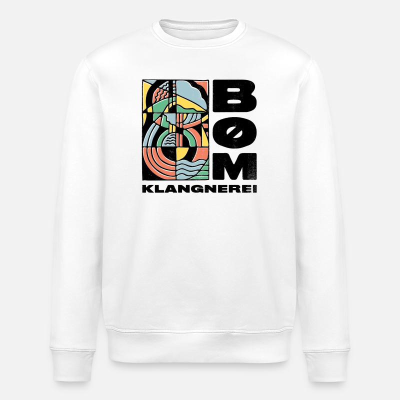 BØM-Klangnerei - Sweat bio ROLLER Stanley/Stella Unisexe - blanc