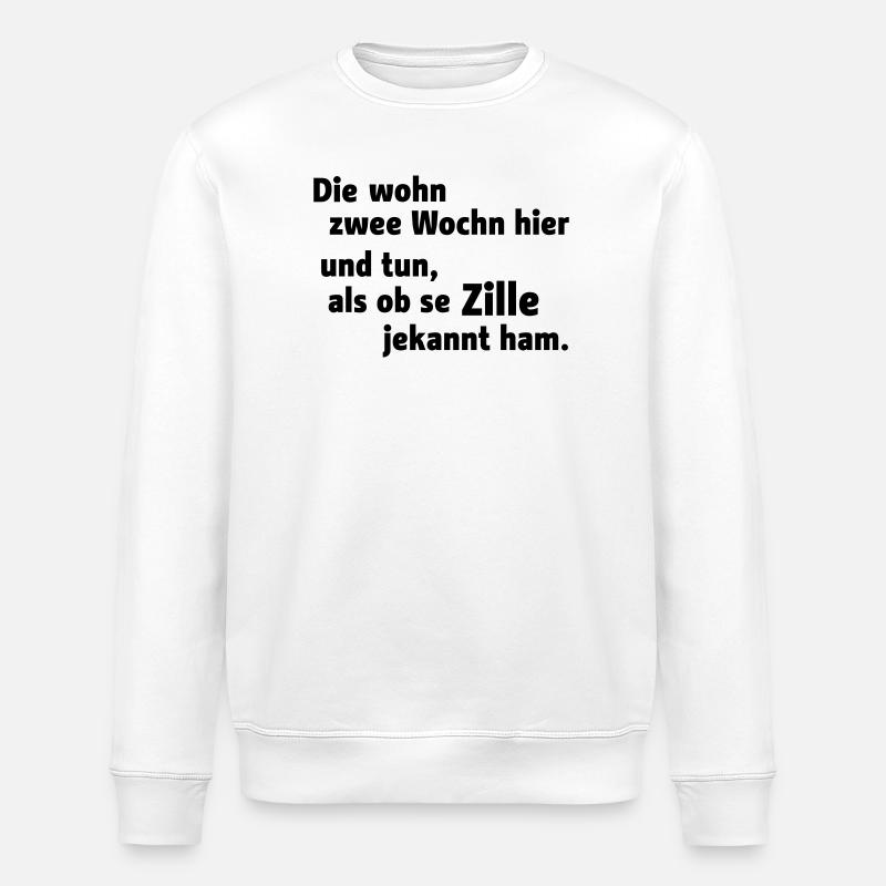 Zille - Sweat bio ROLLER Stanley/Stella Unisexe - blanc