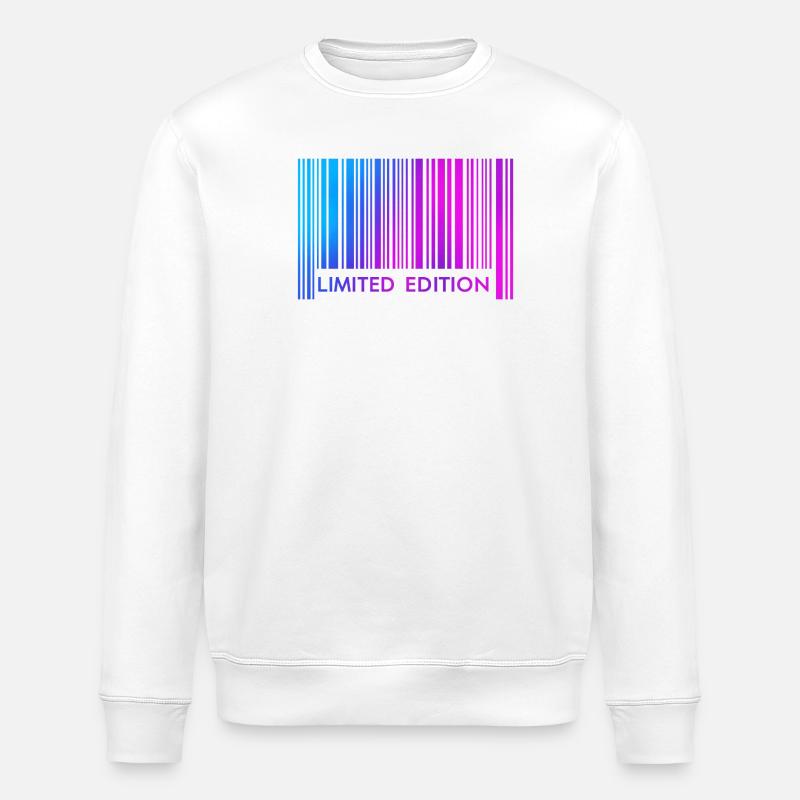 ÉDITION LIMITÉE - CODE-BARRES - Sweat bio ROLLER Stanley/Stella Unisexe - blanc