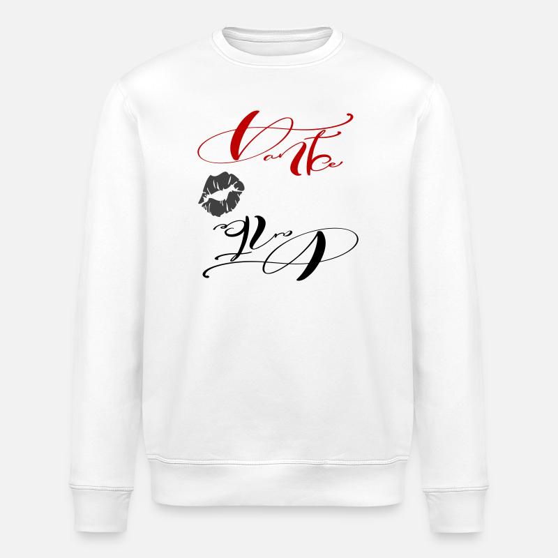 Danke - Stanley/Stella Unisex Bio-Sweatshirt ROLLER - Weiß