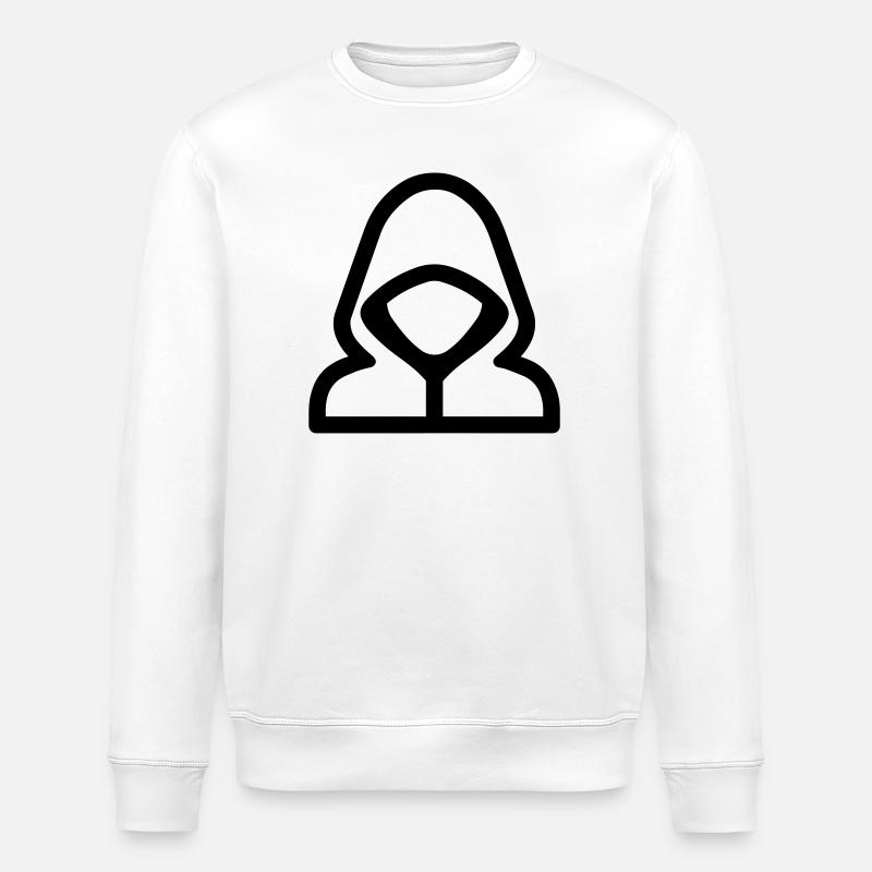 hacker - Stanley/Stella ROLLER Unisex Organic Sweatshirt - white