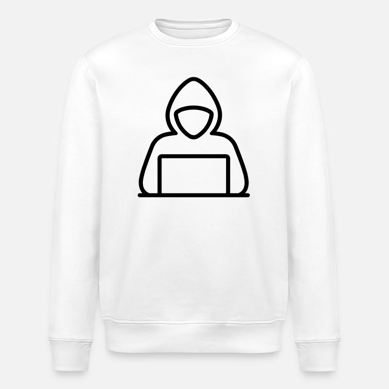 hacker - Sweat bio ROLLER Stanley/Stella Unisexe - blanc