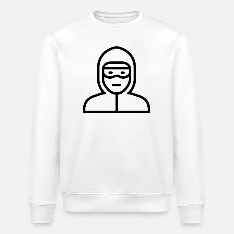 Hacker - Stanley/Stella Unisex Bio-Sweatshirt ROLLER - Weiß