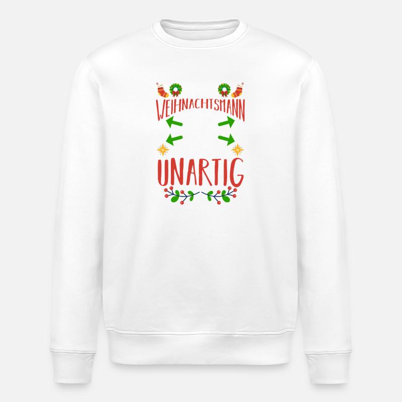 Bogenschütze Bogensport Bogenschießen - Stanley/Stella Unisex Bio-Sweatshirt ROLLER - Weiß