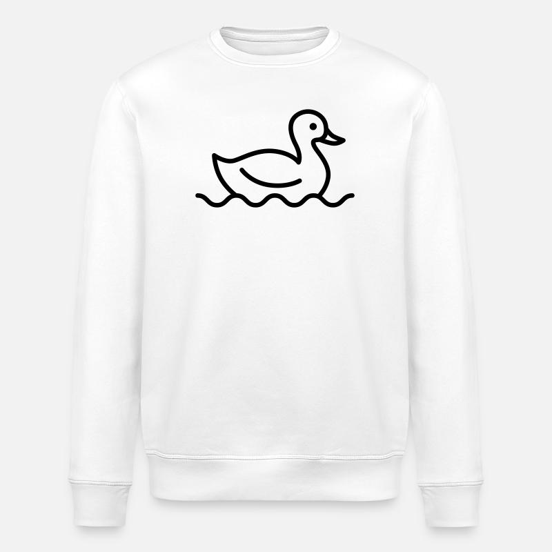 Canard - Sweat bio ROLLER Stanley/Stella Unisexe - blanc