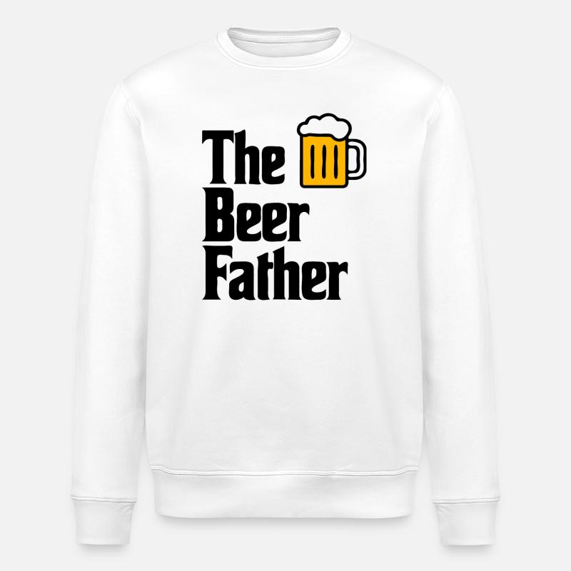 Das Stil des Beer Father Mafia-Stils - Stanley/Stella Unisex Bio-Sweatshirt ROLLER - Weiß