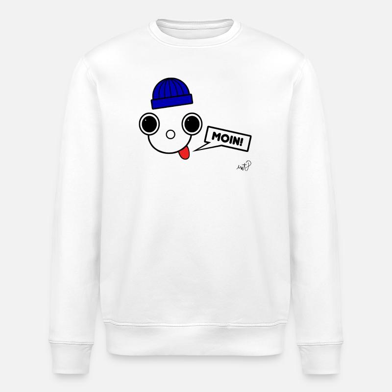Koppie Moin avec Beanie - Sweat bio ROLLER Stanley/Stella Unisexe - blanc