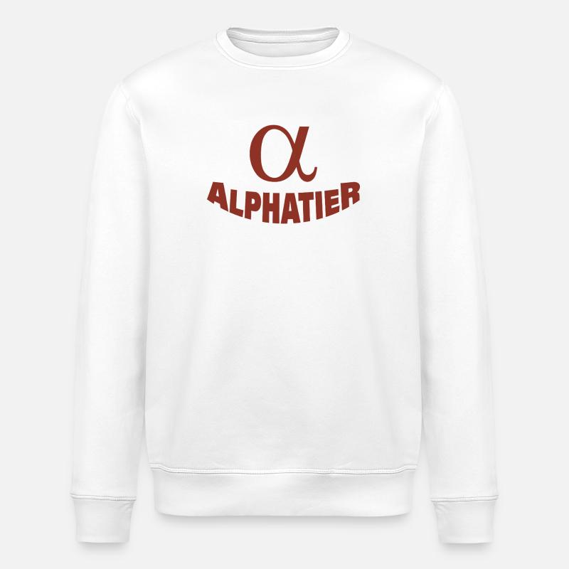 ALPHATIER - Stanley/Stella Unisex Bio-Sweatshirt ROLLER - Weiß