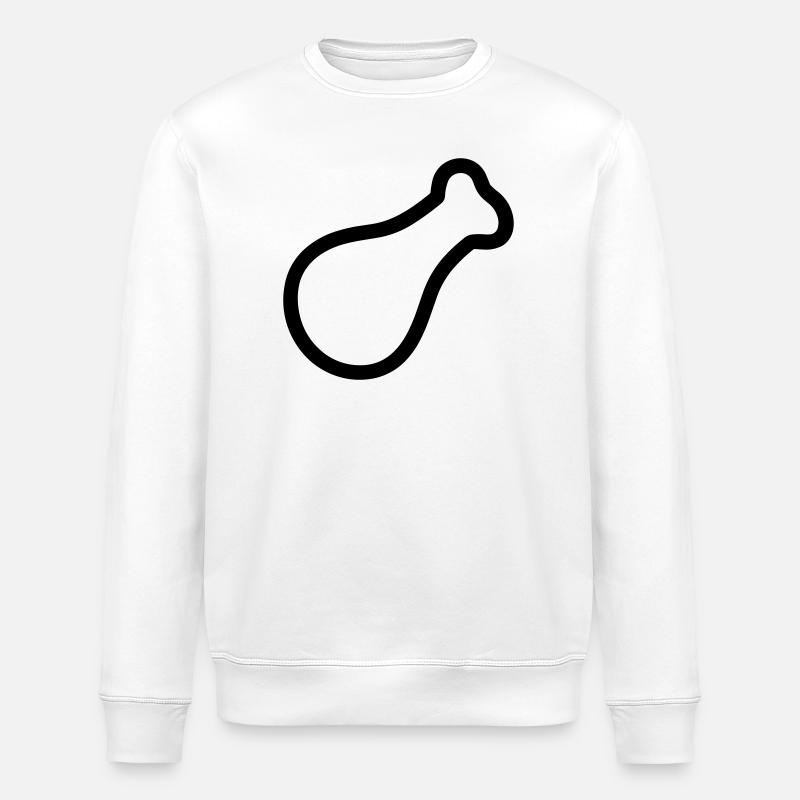 Hühnerschenkel - Stanley/Stella Unisex Bio-Sweatshirt ROLLER - Weiß