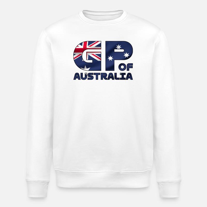 australia_gp - Stanley/Stella Unisex Bio-Sweatshirt ROLLER - Weiß