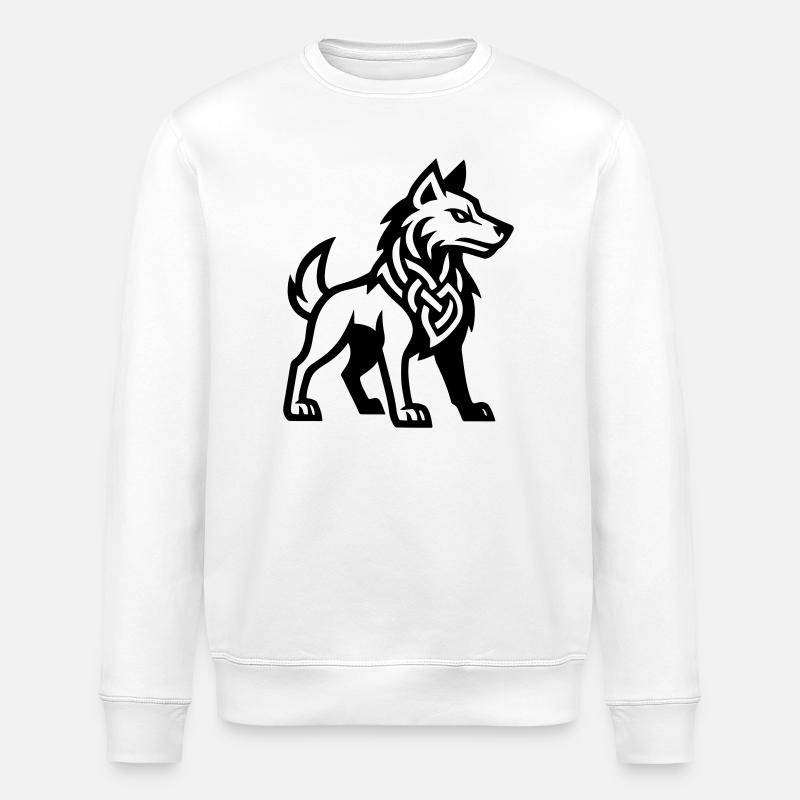 Loup Viking - Sweat bio ROLLER Stanley/Stella Unisexe - blanc