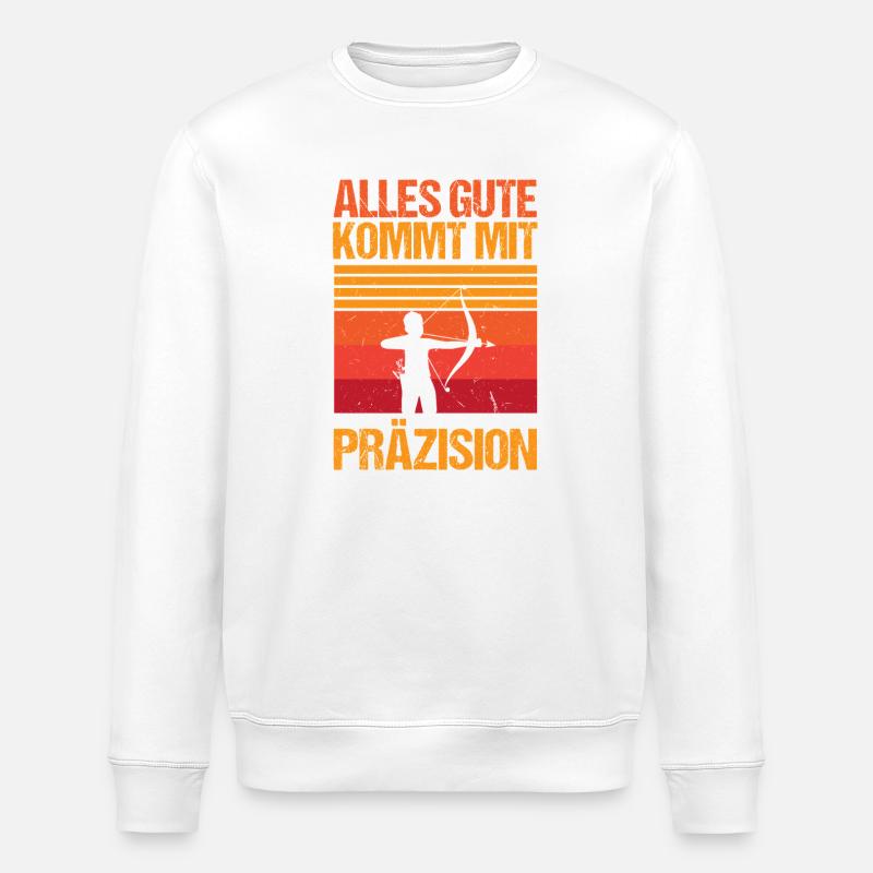 Archery Archery Archery - Stanley/Stella ROLLER Unisex Organic Sweatshirt - white