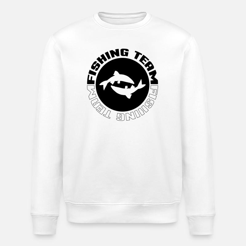 Équipe de pêche - Sweat bio ROLLER Stanley/Stella Unisexe - blanc