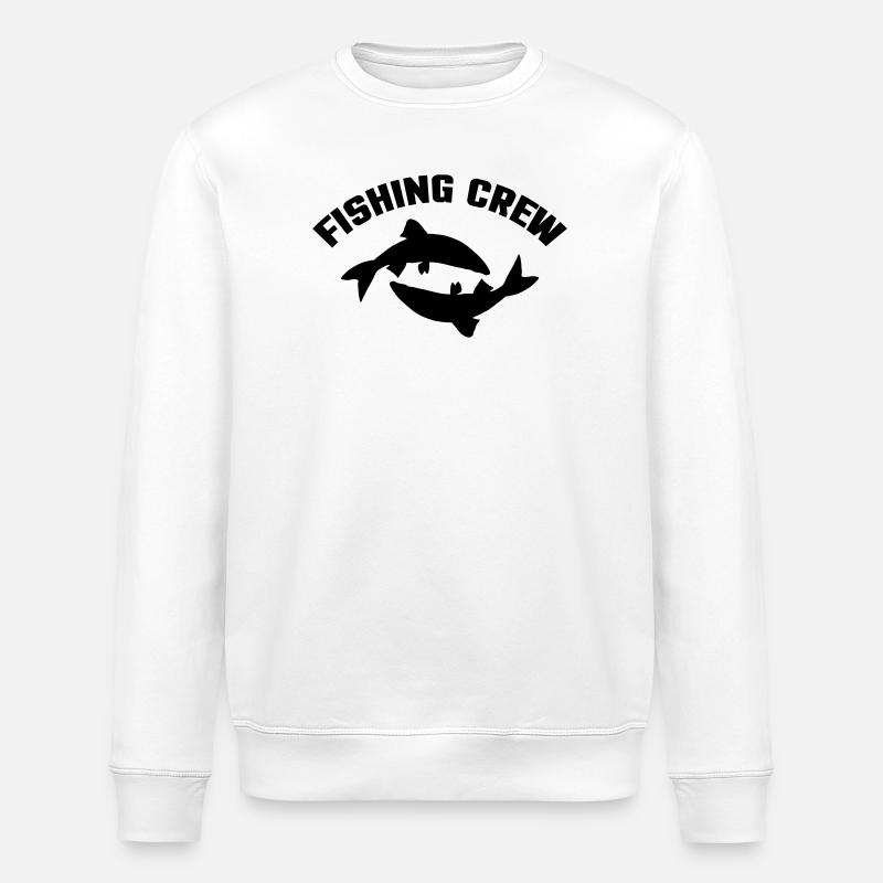 Fishing Crew - Stanley/Stella Unisex Bio-Sweatshirt ROLLER - Weiß