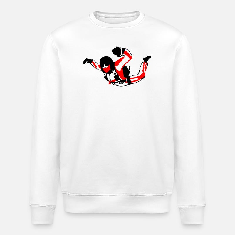Skydiver - Stanley/Stella Unisex Bio-Sweatshirt ROLLER - Weiß