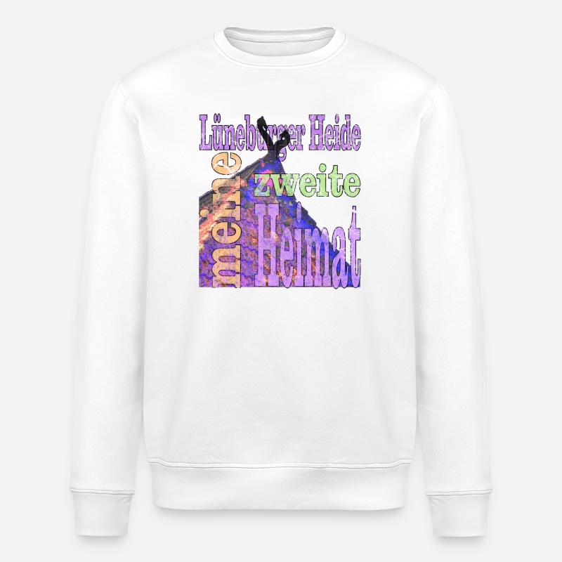 Lande de Lunebourg - Sweat bio ROLLER Stanley/Stella Unisexe - blanc