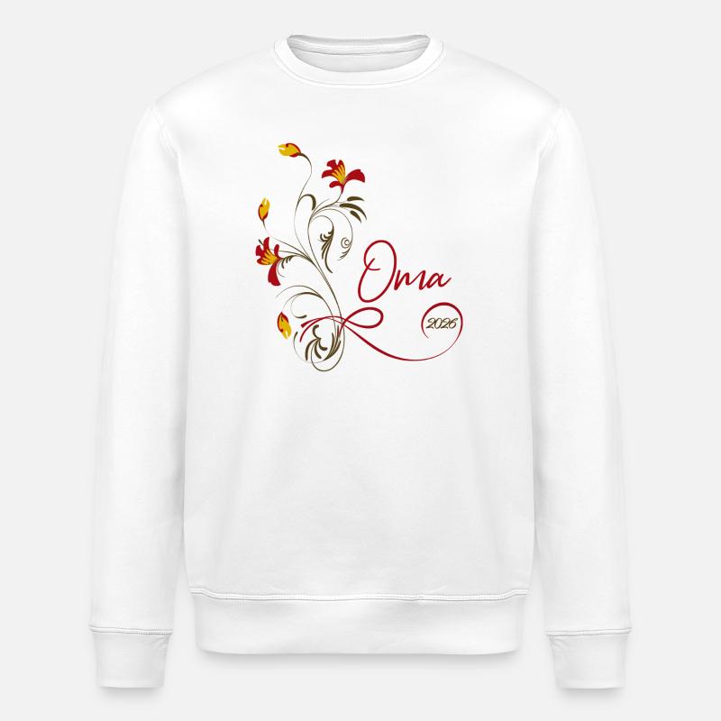 Oma  2026 - Stanley/Stella Unisex Bio-Sweatshirt ROLLER - Weiß
