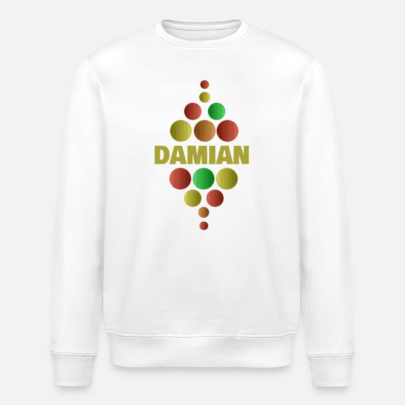 Damian - Stanley/Stella Unisex Bio-Sweatshirt ROLLER - Weiß