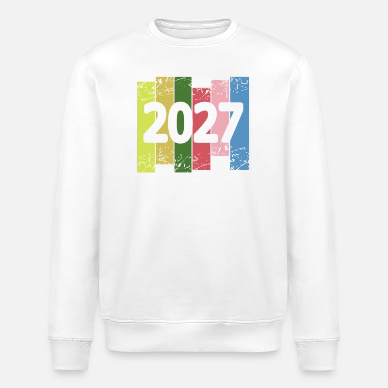 2027 - Stanley/Stella Unisex Bio-Sweatshirt ROLLER - Weiß