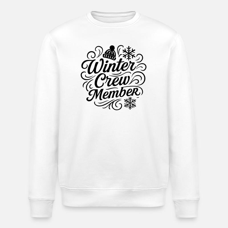 Winter Crew - Stanley/Stella ROLLER Unisex Organic Sweatshirt - white