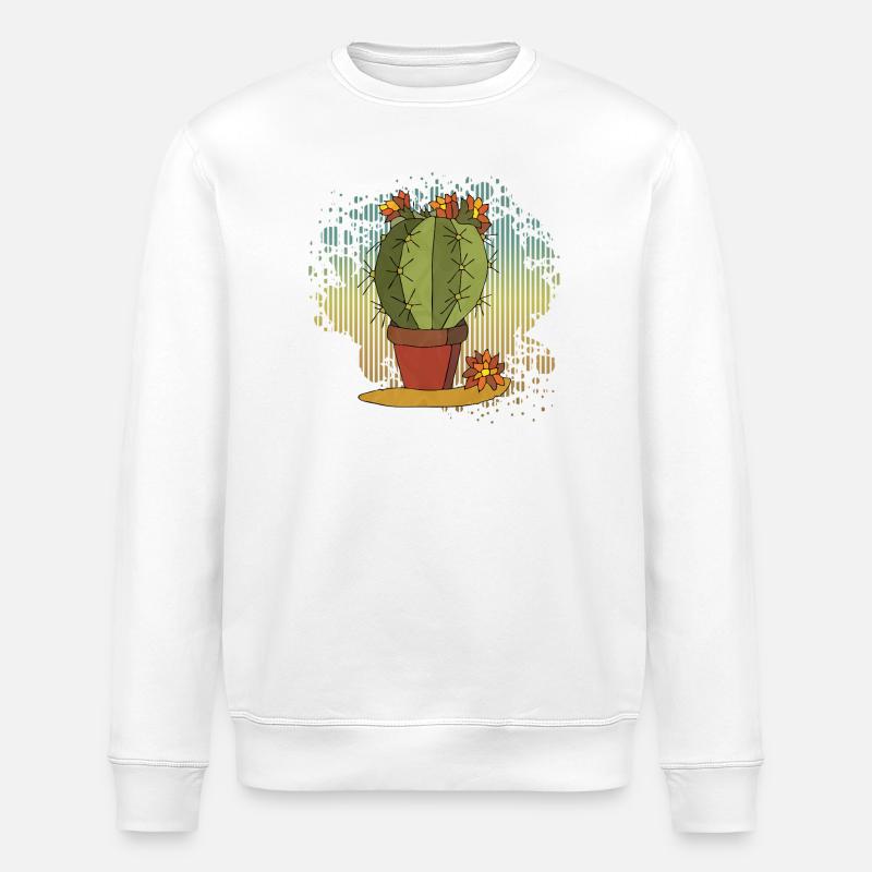 Fleur - Sweat bio ROLLER Stanley/Stella Unisexe - blanc