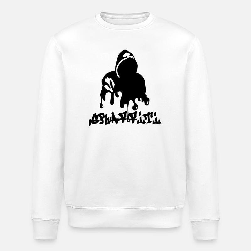 Graffiti - Stanley/Stella Unisex Bio-Sweatshirt ROLLER - Weiß