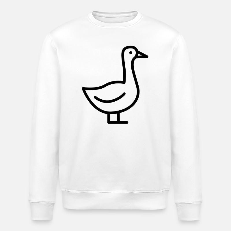 Goose - Stanley/Stella ROLLER Unisex Organic Sweatshirt - white