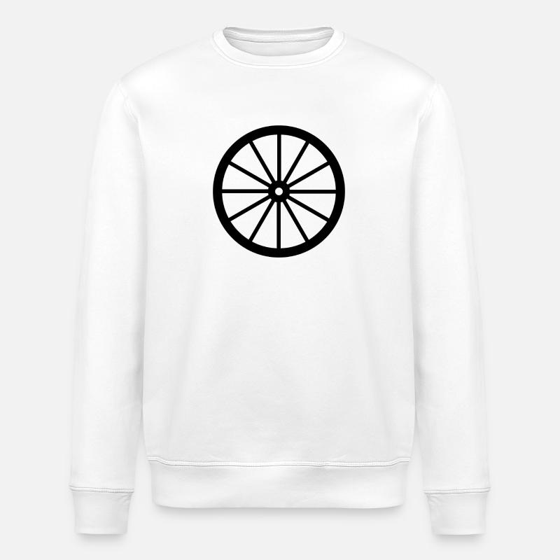 Wagenrad - Stanley/Stella Unisex Bio-Sweatshirt ROLLER - Weiß