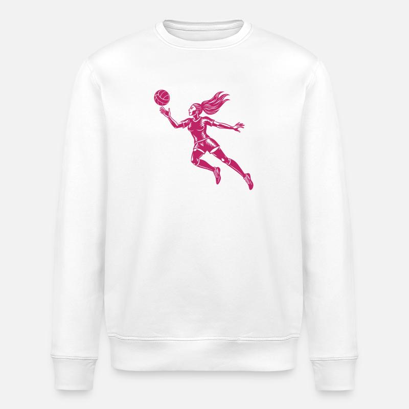 Joueuse de volley-ball - Sweat bio ROLLER Stanley/Stella Unisexe - blanc