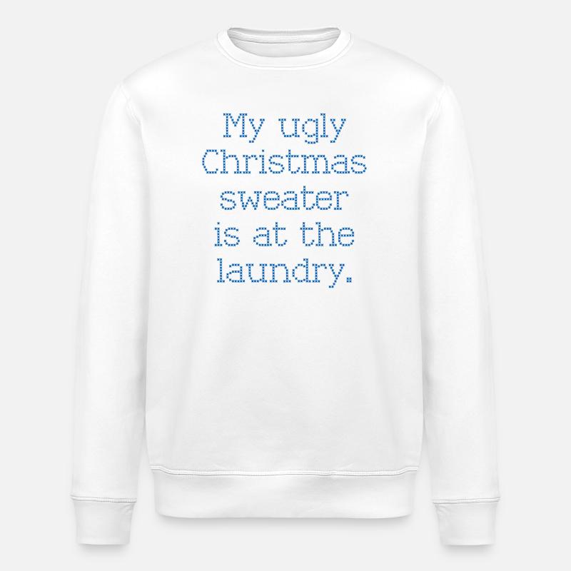 Noël de Noël - Sweat bio ROLLER Stanley/Stella Unisexe - blanc