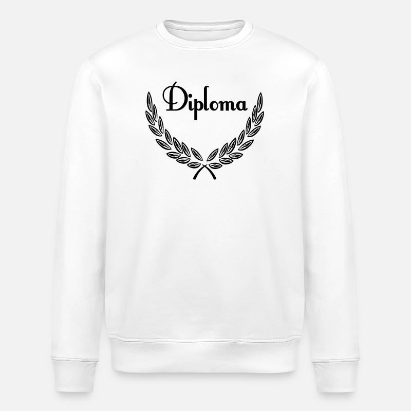 diplôme - Sweat bio ROLLER Stanley/Stella Unisexe - blanc