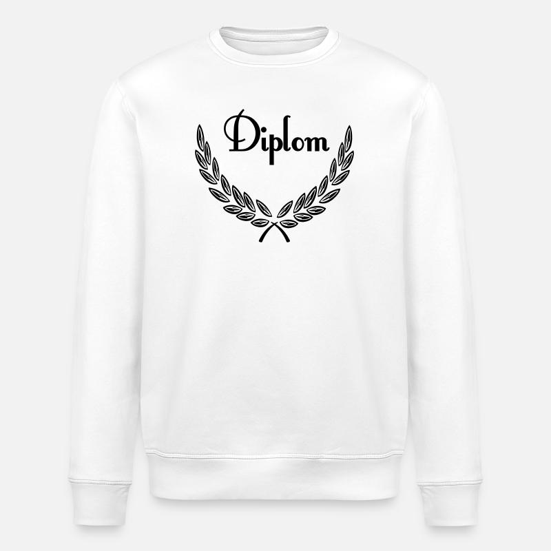 Diplom - Stanley/Stella Unisex Bio-Sweatshirt ROLLER - Weiß