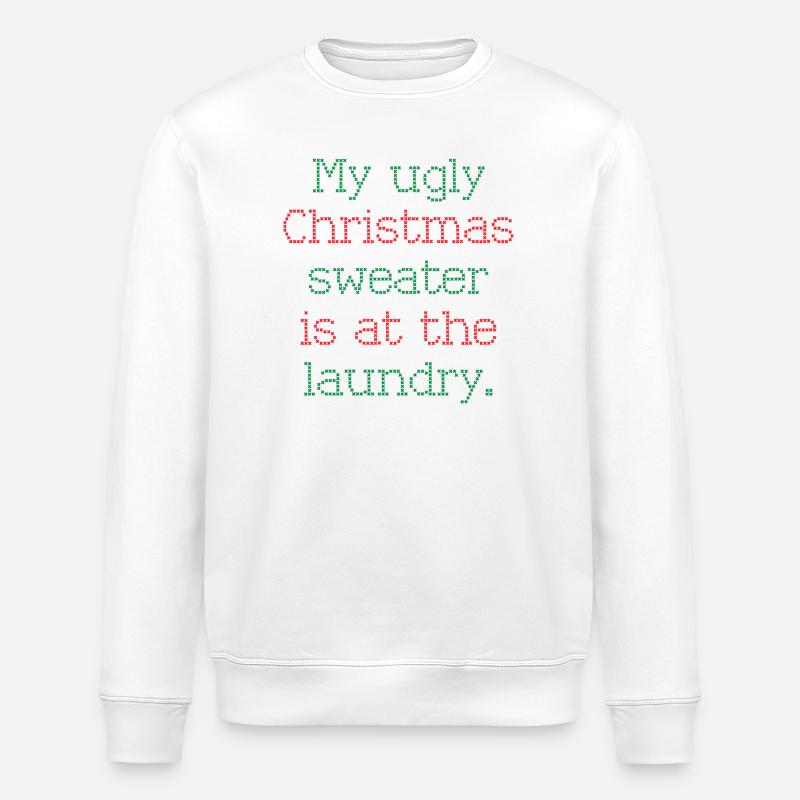 Pull de Noël - Sweat bio ROLLER Stanley/Stella Unisexe - blanc