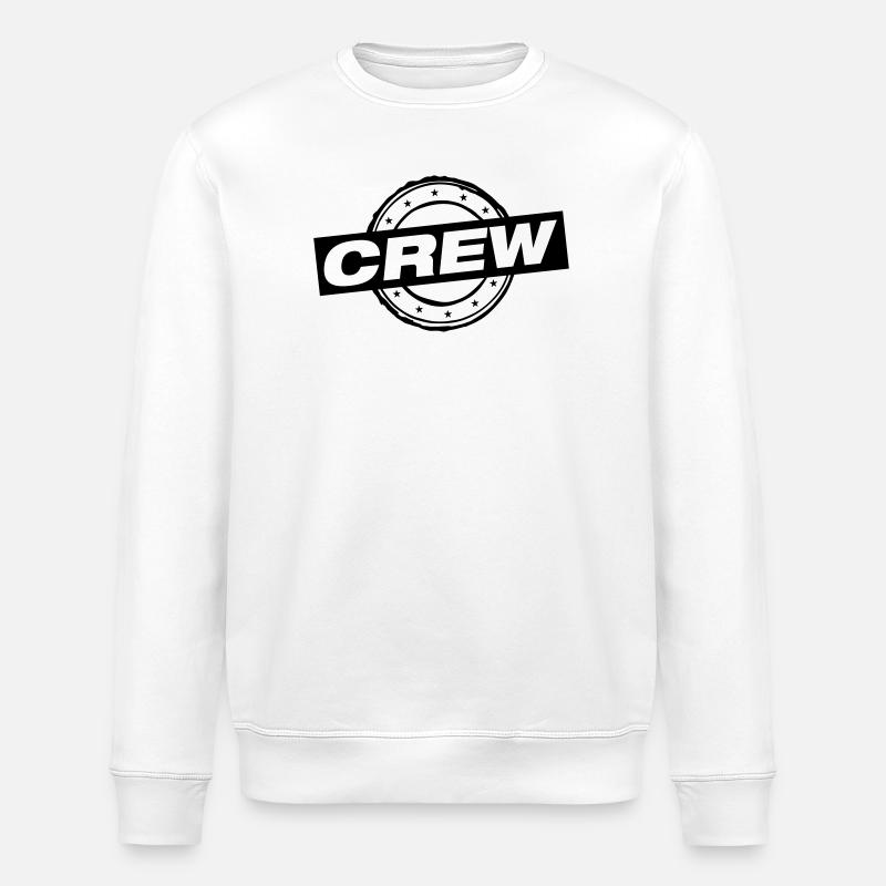 Crew Stempel - Stanley/Stella Unisex Bio-Sweatshirt ROLLER - Weiß