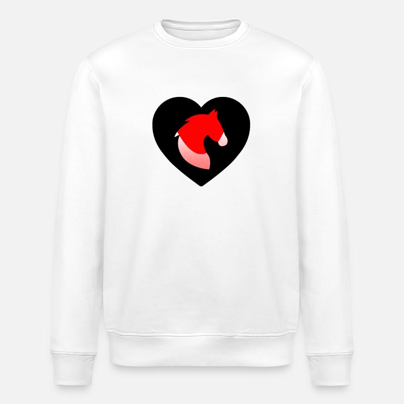 Chevaux - Sweat bio ROLLER Stanley/Stella Unisexe - blanc