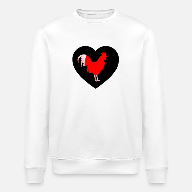 Coq - Sweat bio ROLLER Stanley/Stella Unisexe - blanc