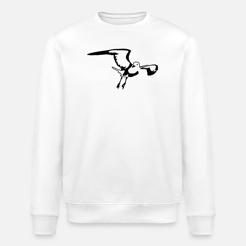 Gull - Stanley/Stella ROLLER Unisex Organic Sweatshirt - white