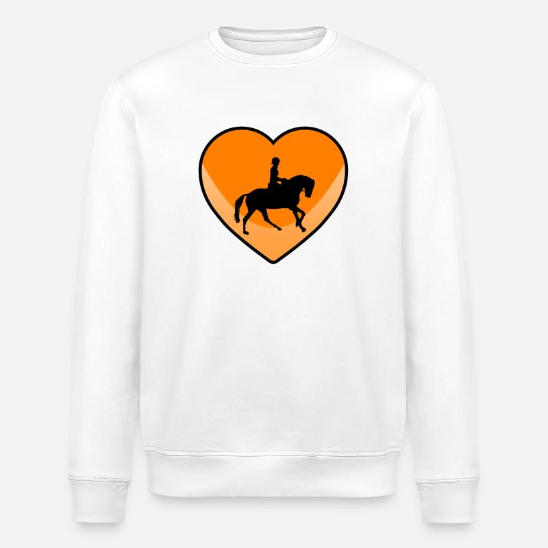 Chevaux - Sweat bio ROLLER Stanley/Stella Unisexe - blanc
