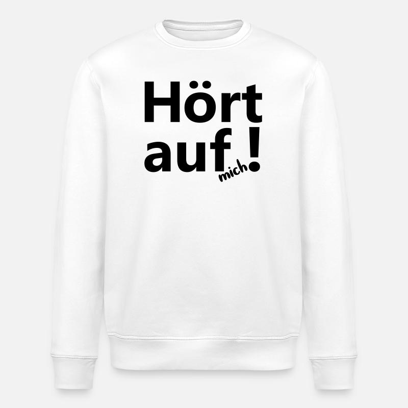 Stop - Stanley/Stella ROLLER Unisex Organic Sweatshirt - white